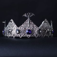 CHARLY SILVER MEN'S CROWN 👑  Shop now: www.olenagrin.com Or our Etsy Store “ILoveMyCrown”  #crown #malecrown #menscrown #mancrown #king #prince #kingcrown #cosplay #theatre #medievalcrown #medieval #medievaltimes #gothiccrown #tudors #tudorcrown #Renaissance #victoriancrown #asseenontv #customcrown #crystalcrown #weddingcrown #groom #crowndesigner #bronzecrown #ordercrown #prom #2018 #olenagrin Crown Male, Mens Crown, Medieval Crown, Halloween Crown, Skull Crown, Vampire Gothic, Male Crown, Gothic Crown, Glam Punk