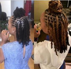 Short Dread Styles, Short Loc Styles, Minding My Business, Short Dreadlocks Styles, Dreads Styles For Women, Short Dreads, Dreads Girl, Beautiful Dreadlocks, Short Locs Hairstyles