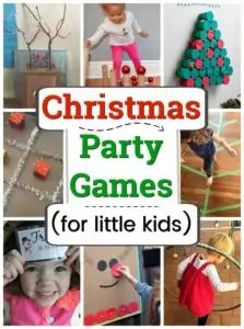 christmas party games for little kids that are fun and easy to do with the kids