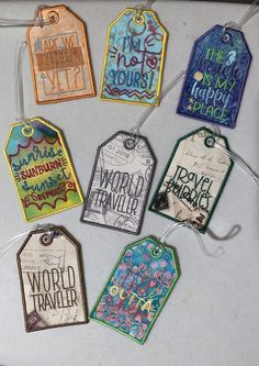 You and your luggage are awaiting a trip to your Happy Place. You know it's The Beach. Even the tag makes you smile. Strap included. Embroidered Luggage Tags, Luggage Stand, Suitcase Tag, Suitcase Tags, Luggage Tag, You Smile, Happy Place, Luggage Tags, Travel Luggage