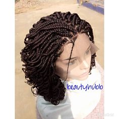 Short Box Braid Wig for Black Women Braided Wigs, Braids Wigs, Front Lace Wig, Box Braids Lace Front Wig Human Hair Custom Braids Handmade - Etsy Full Curls, Dread Wig, Ombre Braid