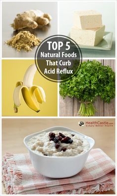 Top 5 Natural Foods That Curb Acid Reflux via HealthCastle.com Lpr Diet, Acid Reflux Diet Plan, Acid Reflex, What Causes Acid Reflux, Gerd Recipes, Reflux Recipes, Acid Reflux Relief, Reflux Remedies, Gerd Diet