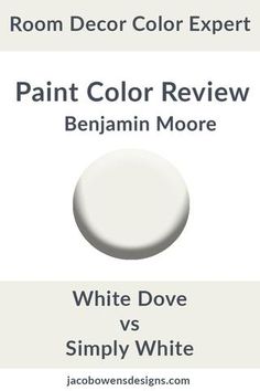 the paint color is white dove, and it's not very dark or light