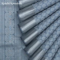 Silver Zari Saree, African Traditional Dress, Blue Sarees, Zari Saree, Latest Bridal Blouse Designs, Sarees South Indian, Indian Sari Dress