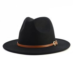 PRICES MAY VARY. 【SIZE】56-58cm/22-22.8"; Brim width: 7cm/2.75"; Height: 12cm/4.7". There is an adjustable cap band inside the cap, you can adjust the cap band to fit you. 【High Quality Materials】Premium quality makes our suede cowboy hats last a long time. At the same time, the high-quality material is also very lightweight, and it will not make your head feel burdened for a long time. 【Special Design】The design of the rolled eaves can be very good to modify the face shape, a variety of colors c Fedora Hats For Men, Jazz Hat, Fedora Hat Men, Wide Brim Hats, Fedora Hats, Brim Hats, Wide Brimmed Hats, Fedora Hat, Face Shape