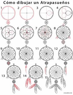 how to draw a dream catcher