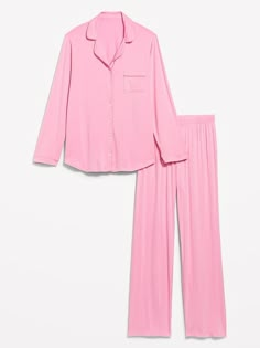 Trendy Pajamas For Women, Pajama Set Long Sleeve, Clothes Christmas Wishlist, Pink Birthday Wishlist, Long Pajama Set, Christmas Pajamas Women's, Cute Robes For Women, Pj Sets Cute, Women’s Pajama Sets