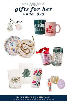 christmas gifts for her under $ 25