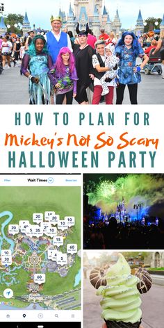 mickey's not so scary halloween party is featured in this post - it - up