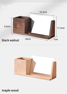 Introducing the creative multifunctional wooden pen holder, a versatile accessory designed to elevate your workspace. This innovative piece combines a pen holder, organizer, photo frame, and phone stand all in one. Made from high-quality wood, it offers a natural, elegant look that complements any decor. The spacious compartments provide ample storage for pens, pencils, and other stationery items, while the built-in photo frame adds a personal touch to your desk. Material:woodenSize:11cm(L)*11cm(W)*11cm(H) (1 inch=2.54cm) Wooden Cnc Design, Pencil Holder Ideas, Diy Cell Phone Stand, Wooden Stationery, Diy Wooden Desk, Diy Wood Frame, Desk Material, Wooden Pencil Holder, Wood Pen Holder