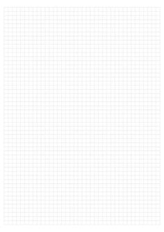 a sheet of graph paper with lines on the bottom, and one line in the middle