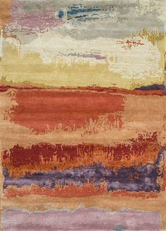 a multicolored rug with different colors on it