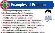 examples of pronoun in english for kids to learn how to spell them out