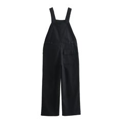 Lasaky - Chic Wide Leg Jumpsuit with Suspender Straps High Waist Jumpsuit, Straps Jumpsuit, Jumpsuit Chic, Jumpsuit Black, Pant Length, Black Xs, Wide Leg Jumpsuit, Black Jumpsuit, Cinched Waist