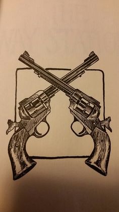 Revolver Tattoo, Outlaw Tattoo, The Gunslinger, Tool Tattoo, Torso Tattoos, Cross Tattoo For Men, Western Tattoos