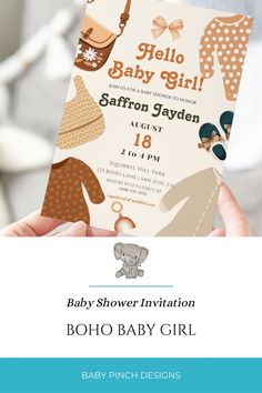 a baby shower party with an elephant, giraffe and other items on it