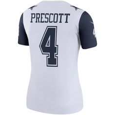 Dak Prescott Dallas Cowboys Nike Women's Color Rush Legend Jersey. Free U.S. Shipping On Oders Over $30. Use Code: 30SHIP #CowboysNation Follow on Twitter, Instagram, & Snapchat @cowboysfans_88 Team Jersey