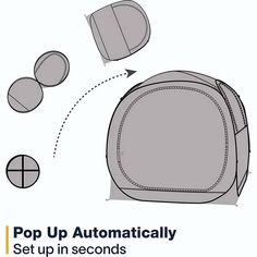 72"x72" 4 To 6 Person Weather Proof Pod Pop Up Fiberglass Gazebo - Eighteentek: Easy Folding, Uv Coated, Ventilated : Target 6 Person Tent, 8 Mile