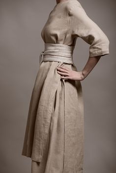 Linen Obi Belt MARU, High Waisted Wide Wrap Belt, Womens Sash in natural linen color, Waist Tie Fabric Belt, Japanese Kimono Belt Plus Size - Etsy Brasil Women's Sash, Linen Wedding Dress, Linen Fashion, Obi Belt, Organic Linens, Organic Fabrics, Fabric Belt, Looks Style, Linen Dresses