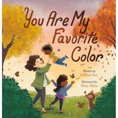 the cover of you are my favorite color, with an image of two children holding hands