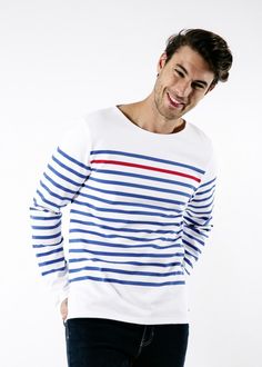 Boatneck Breton Stripe Shirt | Unisex | Saint James French Sailor, Mens Sewing Patterns, James White, New Cut