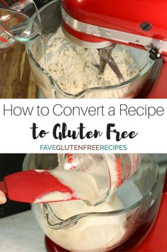 how to convert a recipe to gluten - free with the help of an ice cream maker