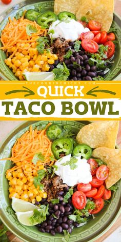 "Craving something quick and delicious for weeknight dinner ideas? This Quick Taco Bowl Recipe is easy to make and customizable—a total household favorite! Packed with protein, it’s the best meal prep solution for busy nights. Flavor-packed and ready in no time!
" Taco Bowl Recipe, Taco Bowl, Weeknight Dinner Ideas, Easy Chicken Dinner, Easy Side Dishes, Recipes For The Family, Best Meal Prep, Easy Chicken Dinner Recipes, Quick And Easy Meals