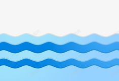 an abstract blue and white background with wavy lines in the water, waves, ornament