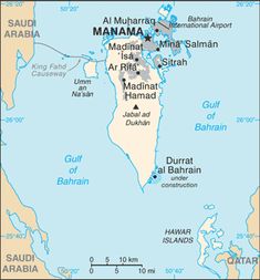 a map of the middle east showing many locations