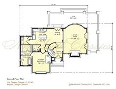 the floor plan for this home