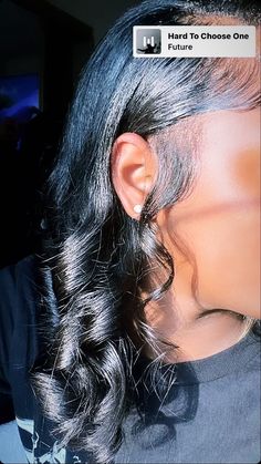 Black Women With Medium Length Hair, Styles With Real Hair For Black Women, Hairstyles Slik Press, Silk Press Styled, Silk Press Hair Hairstyles Long, Silk Press Hairstyle For Black Women, Natural Straight Hair Styles, Silk Press Black Women Hair, Silk Back Hairstyle