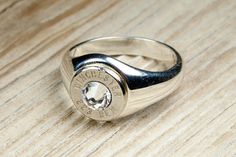 Winchester Solid .925 Sterling Silver Band Nickel Bullet Women's Ring Nails Western, Bracelet Gothic, Camo Swimsuit, Camo Stuff, Camo Nails, Browning Deer, Deer Antler Ring, Fashion Cowgirl, Bullet Designs