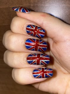 England Nails, Union Jack Nails, Jack Nails, Uk Core, Show Nails, Drippy Nails, Nails Tech, Monster Nails, Retro Nails