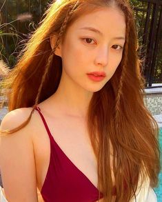 Korean Ginger Hair, Lim Bora, Hair Color Streaks, Ginger Girls, Don Juan, Dye My Hair, Hair Inspiration Color