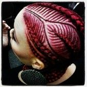 Intricate womens braid style Cool Style Women, Twists Cornrows, Twist Cornrows, Flat Twists, Flat Twist, Hair Stylists, Red Burgundy, Beauty Wellness, Gorgeous Hair