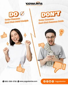 two people with thumbs up, one holding a cell phone and the other pointing at something