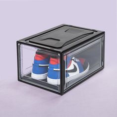 Acrylic Stackable Shoe Boxes -12 Closets Bedrooms, Shoe Storage Containers, Foldable Shoes, Shoe Storage Solutions, Led Shoes, Clear Shoes, Magnetic Door, Space Efficient, Shoe Boxes