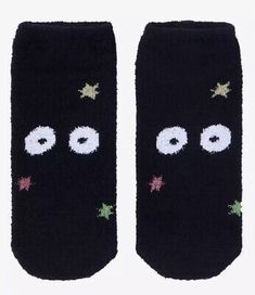 ad eBay - Cozy up after a night at the Bathhouse with these Spirited Away no-show socks! They are super soft and feature Soot Sprite and star candy designs. 98% polyester; 2% spandex. Fits shoe size 5 - 10. Star Socks, Space Socks, Soot Sprite, Bday List, Soot Sprites, Star Candy, Stylish Clothes For Women, No Show Socks, Short Leggings