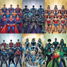 the evolution of batman and supermangirls