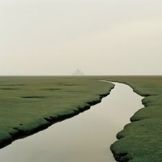 a river running through a lush green field