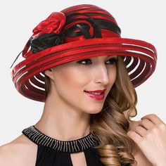 Material: high quality Organza, 100%Polyester. Overly light and elegant. Sun-Prevent: translucent material prevent your skin from the ultraviolet from sunshine while going out. Translucent Material, Church Hats, Cloche Hat, Kentucky Derby, Ultra Violet, Your Skin, Kentucky, Derby, Dark Blue