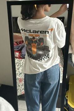 F1 Outfit, Shirt Ootd, Hollister Clothes, Race Outfit, Formula Uno, Mclaren F1, Simple Trendy Outfits, Dream Clothes, Aesthetic Outfits