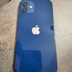 iPhone 12 (Blue) Blue Iphone 12 Aesthetic, Phone Packaging, Iphone 3, Birthday Wishlist, New Phones