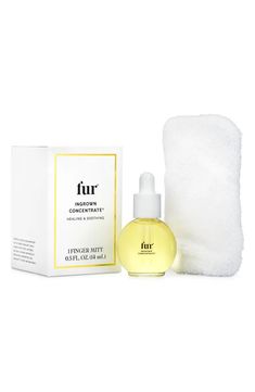 Free shipping and returns on Ingrown Concentrate at Nordstrom.com. <p><strong>What it is</strong>: An oil and mitt pairing that helps gently banish bumps and redness.</p><p><strong>What it does</strong>: The all-natural oil and textured finger mitt work together to help soothe irritation and eradicate ingrown hairs, resulting in clear, smooth pores on even the most sensitive skin.</p><p><strong>How to use</strong>: In the shower, use the finger mitt to exfoliate, focusing on ingrowns or areas yo Shave Oil, Clary Sage Oil, Laser Removal, Beauty Gift Guide, Ingrown Hairs, Ingrown Toe Nail, Personal Hygiene, Ingrown Hair, Body Treatments