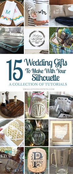 wedding gifts to make with your silhouettes collection of projects by martha j smith, m d