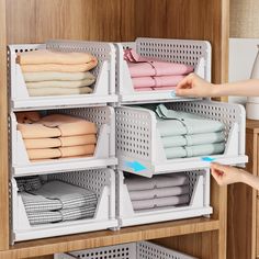 PRICES MAY VARY. 【Multi-Functional】The folding closet organizers are a comprehensive storage and categorization solution that is perfect for organizing your lightweight items like clothes, toys, files and more. With its stylish neutral design, it effortlessly fits into any home, bedroom, bathroom, kitchen, office or study area. 【Stackable & Space-Saving】This 5 pack closet organizers and storage is designed to be easily stacked upon one another,According to your preferences and ideas, you can sta Laundry Room Wardrobe, Foldable Closet, Room Wardrobe, Closet Organizing Systems, Small Closet Organization, Small Closet, Laundry Room Storage, Closet Shelves, Closet Organizer