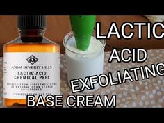 Diy Face Lotion, Glycolic Acid Cream, Diy Body Lotion, Body Peel, Homemade Body Butter, Acid Peel, Welcome Back To My Channel, Homemade Stuff, Acid Base