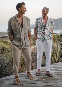 Thailand Men Outfit Ideas, Mens Boho Fashion Bohemian Style For Men, Thailand Outfit Ideas Men, Safari Outfit For Men, Bohemian Outfit Men, Boho Men Style, Thailand Outfit, Beach Wedding Guest, Adrette Outfits