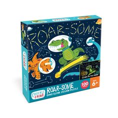 the roar - some board game is on display in front of a white background with space and