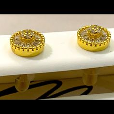 Very High Quality Crystal Aaa Quality 925 14kt Gold Plated Earring Never Turns Or Fades Lifetime Warranty Of Material Mens Earrings, Mens Accessories Jewelry, Men Earrings, Mens Gold, Gold Plated Earrings, Earrings Color, 14kt Gold, Gold Plate, Mens Accessories